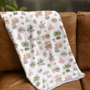 Couverture Polaire Viva México   Illustrations mexicaines mignonnes
