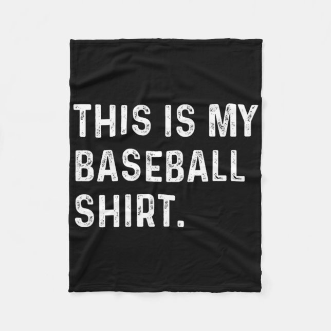 Couverture Polaire Voici Ma Chemise De Baseball - Pitcher Catcher Mam (Devant)