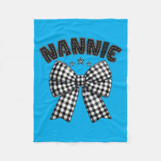 Couverture Polaire Voiture de course d'anniversaire de Nannie Pit Cre