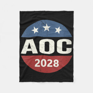 Couverture Polaire Voix Vintage des femmes Alexandria Ocasio-cortez P