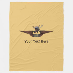 Couverture Polaire Vol des ailes de l'aviation Moose