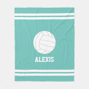 Couverture Polaire Volley-ball thème personnalisé enfants