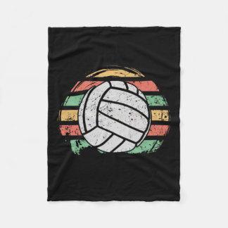 Couverture Polaire Volley-ball Vintage rétro