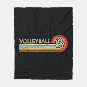 Couverture Polaire Volleyball Cool rétro Ados Vintages Adultes Volley