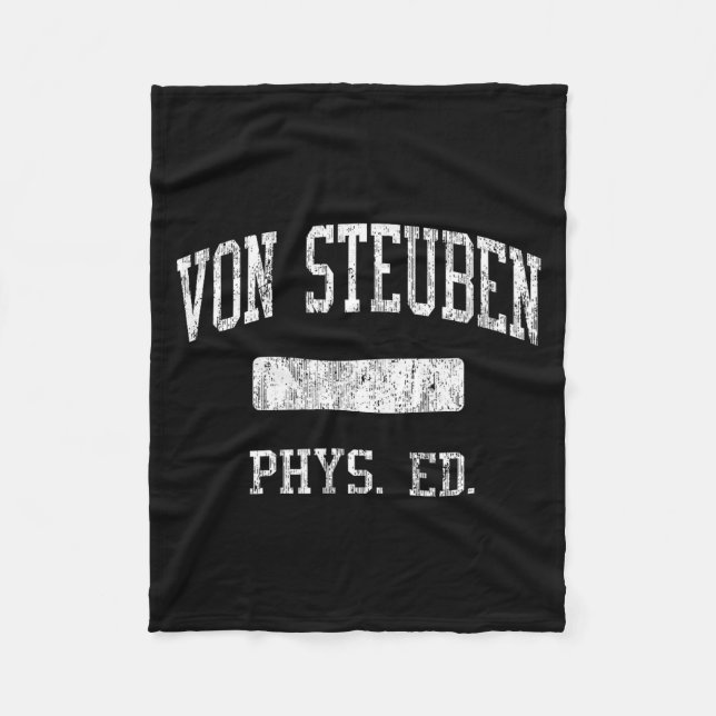 Couverture Polaire Von Steuben High School Hs Chicago Il Phys Ed  (Devant)