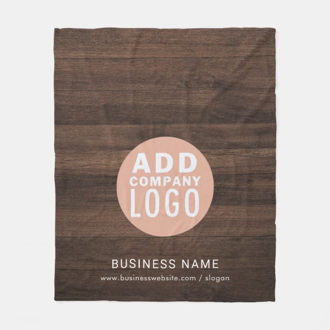 Couverture Polaire Votre entreprise Logo Entreprise Swag promotionnel (Devant)