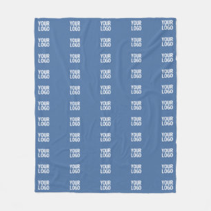 Couverture Polaire Votre logo ou image   Motif de bandes verticales