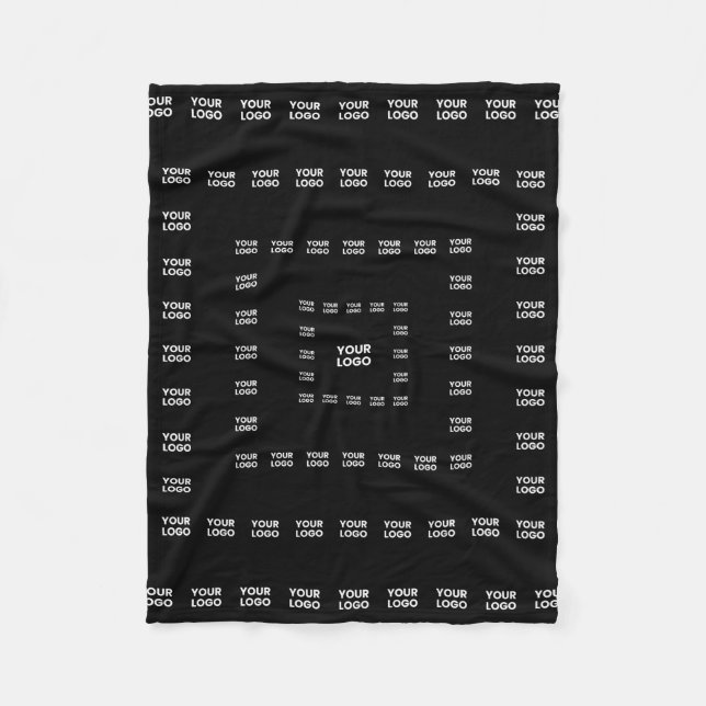 Couverture Polaire Votre logo ou n'importe quelle conception/image |  (Devant)