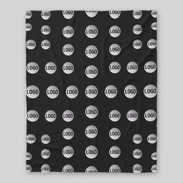 Couverture Polaire Votre logo ou toute image | Motif moderne unique (Créateur téléchargé)