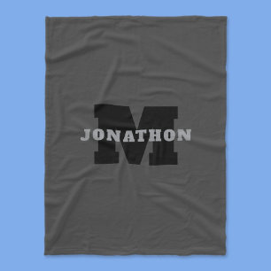 Couverture Polaire Votre nom ou nom commercial   Masculine moderne Gr