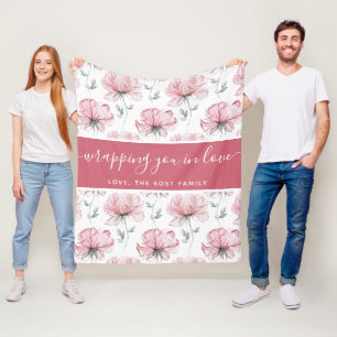 Couverture Polaire Vous Envelopper Dans Love Fleece Blanket