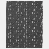Vous Êtes Aimés Mots Inspirationnels Noir Blanc