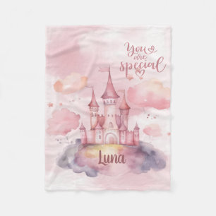 Couverture Polaire Vous êtes Palais spécial sur le nuage rose