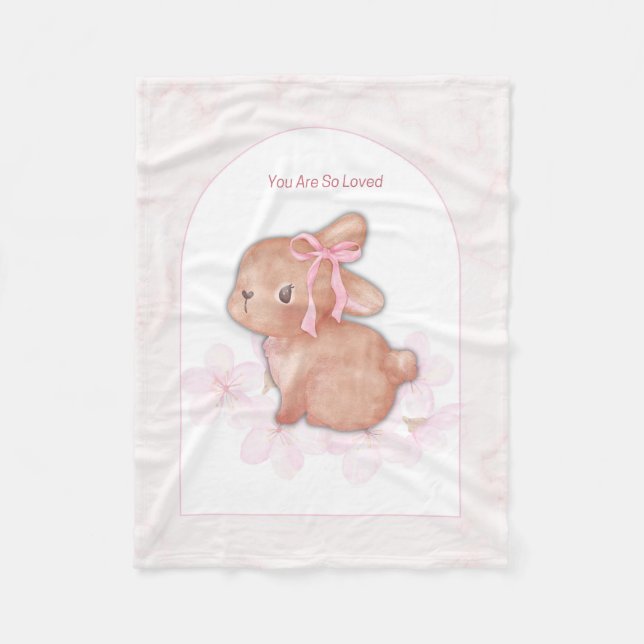 Couverture Polaire Vous Êtes Si Amoureux Lapin Impression | Nourritur (Devant)