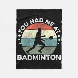 Couverture Polaire Vous M'Avez Eu Au Joueur Volant de badminton Badmi