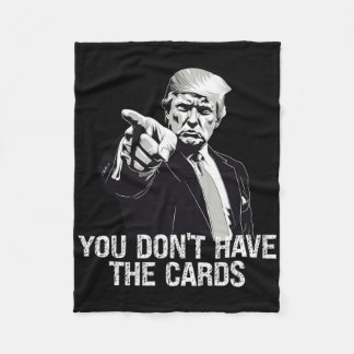 Couverture Polaire Vous N'avez Pas De Cartes Donald Trump États-Unis 