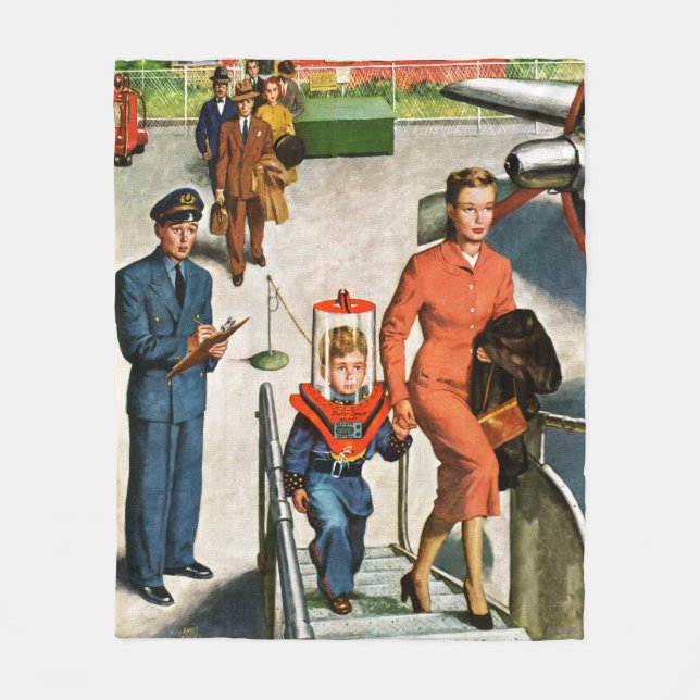 Couverture Polaire Voyageur de l'espace (Devant)