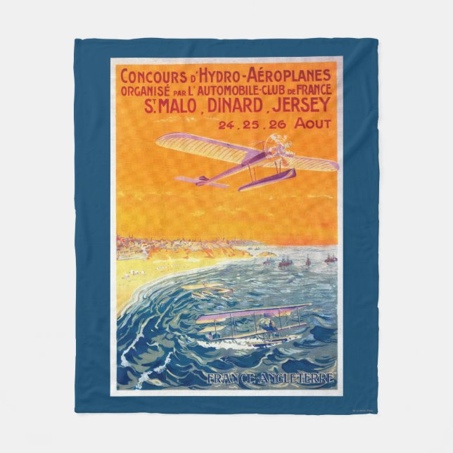 Couverture Polaire Vue des avions de flotteur en affiche d'air et de (Devant)