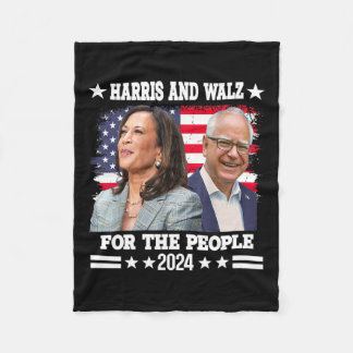 Couverture Polaire Walz 2024 Election Kamala Harris Tim Waltz