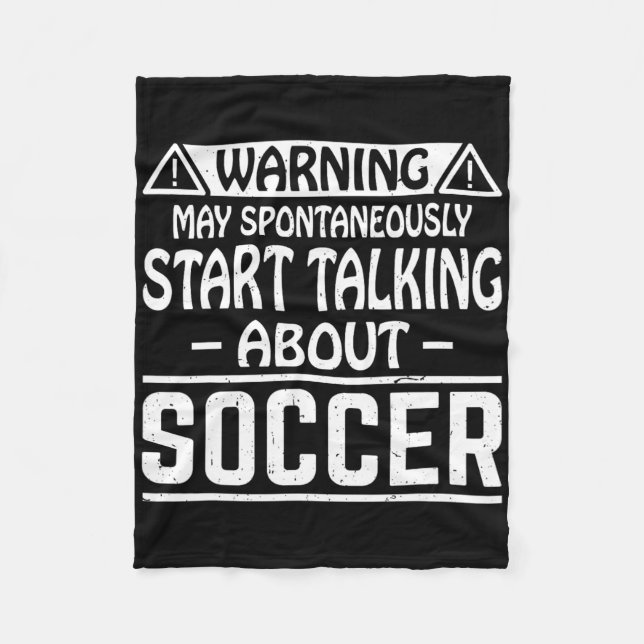 Couverture Polaire Warning May Spontaneously Start Talking About Socc (Devant)