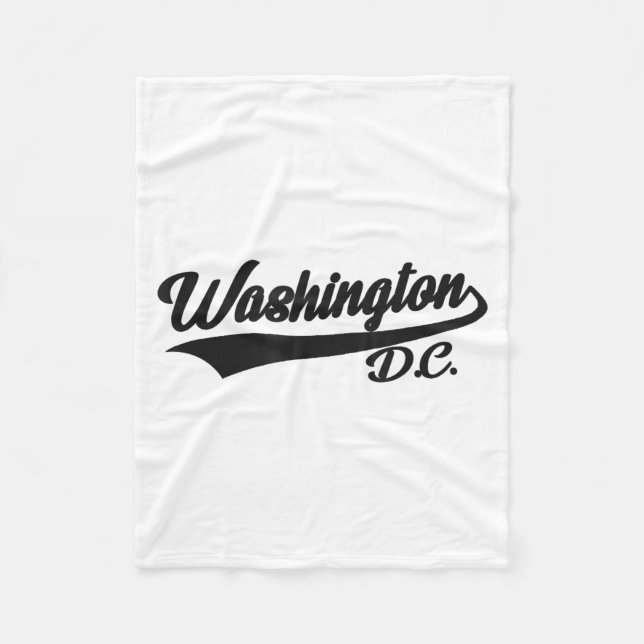 Couverture Polaire Washington Dc - Conception Athletic_throwback - Cl (Devant)