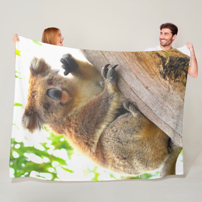 COUVERTURE POLAIRE WAVING KOALA (En situation)