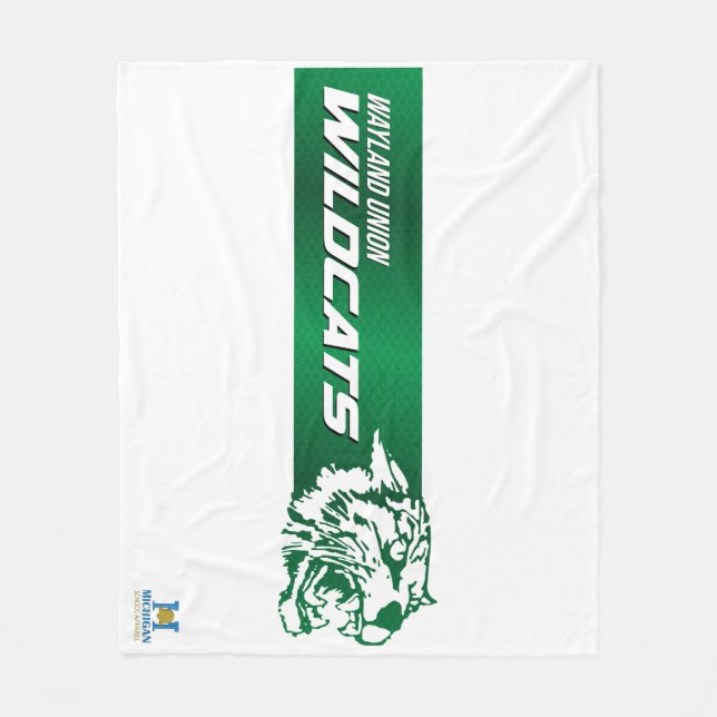 Couverture Polaire Wayland Union Wildcats #2 (Devant)