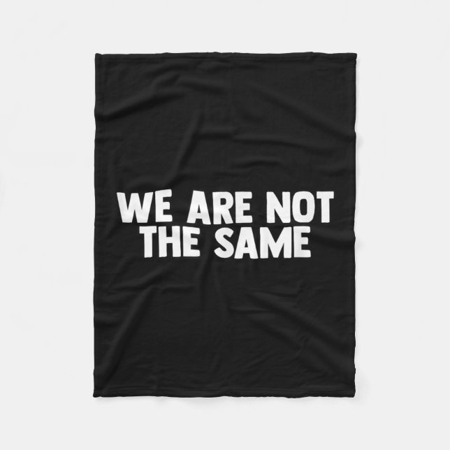 Couverture Polaire We Are Different Not Same Motivation Drive Wer  (Devant)