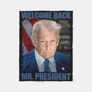 Couverture Polaire Welcome Ck Mr President Donald Trump Inauguration 
