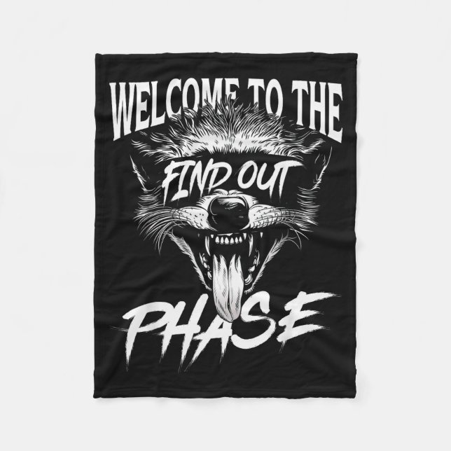 Couverture Polaire Welcome To The Find Out Phase Funny Nge Quote  (Devant)