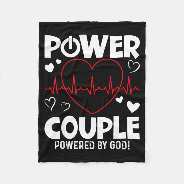 Couverture Polaire Wer Couple Christian Couples Matching Valentines D (Devant)