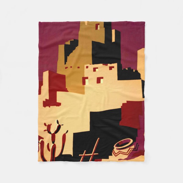 Couverture Polaire Western Southwest Pueblo WPA National (Devant)