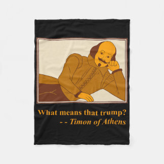 Couverture Polaire What Means Trump Timon Athens Shakespeare Quotatio