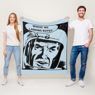 Couverture Polaire Where we landing boys? Blanket