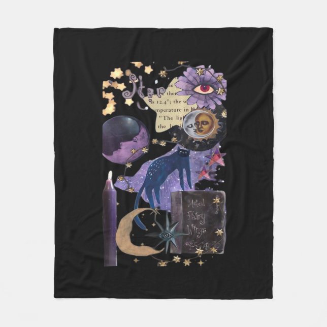Couverture Polaire Whimsigoth esthétique 90s (Devant)