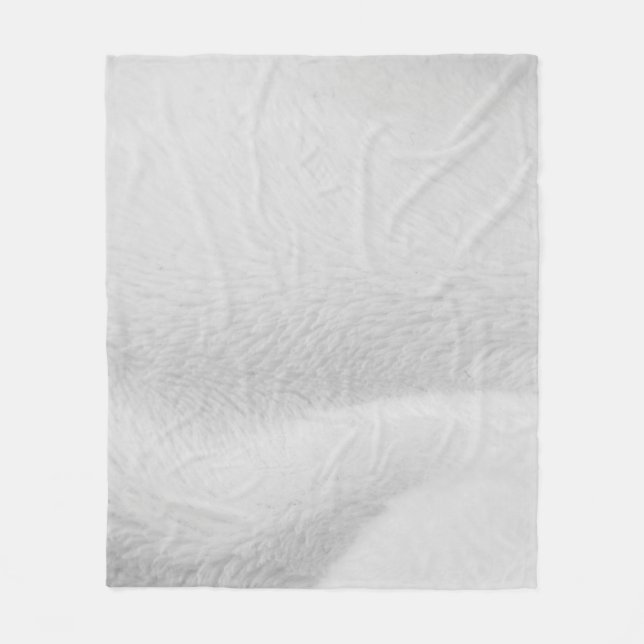 Couverture Polaire White cotton texture fabric (Devant)