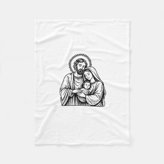 Couverture Polaire Whose God White Baby Is This Funny Christmas  (Devant)