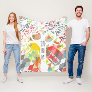 Couverture Polaire Wild and Free You Are My Sunshine