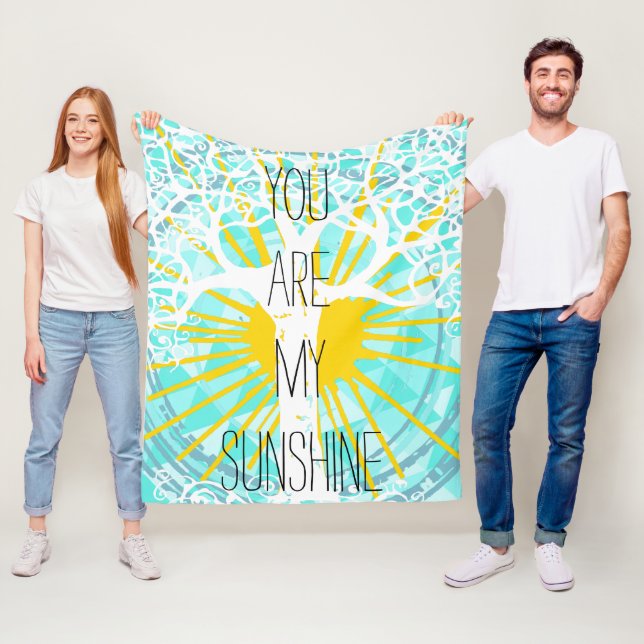 Couverture Polaire Wild and Free You Are My Sunshine (En situation)