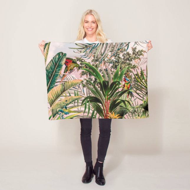 Couverture Polaire Wild jungle paradise (En situation)
