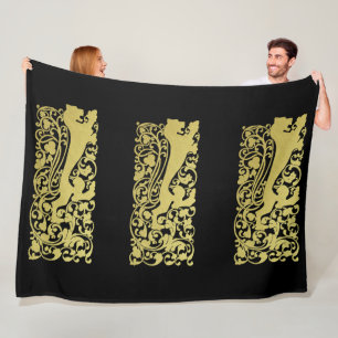 Couverture Polaire Will Bradley Heraldic Lion