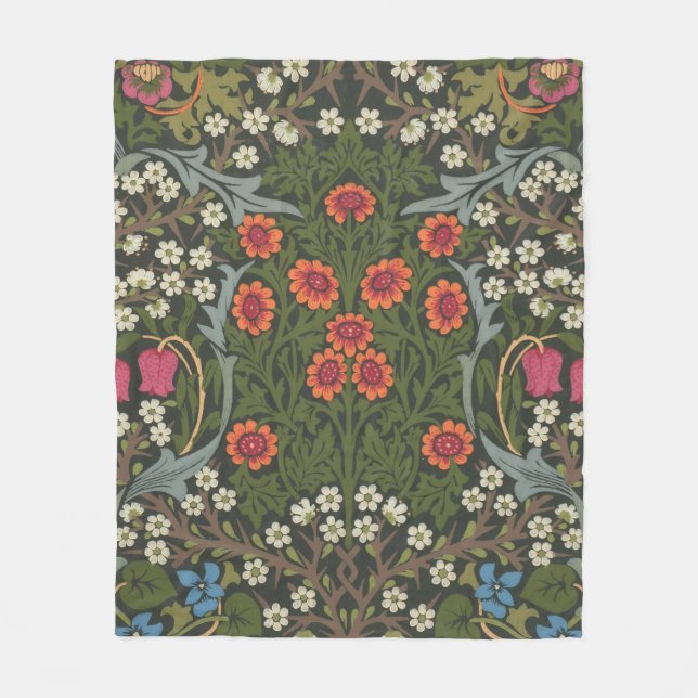 Couverture Polaire William Morris Blackthorn Garden Flower Classic (Devant)