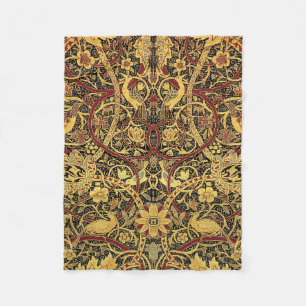 Couverture Polaire William Morris Bullerswood Tapisserie Faux