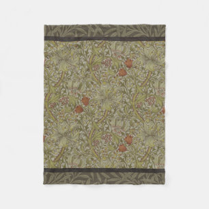 Couverture Polaire William Morris Floral Lys willow art design