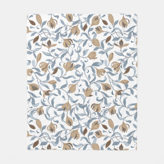 Couverture Polaire William Morris Inspiré White Fleece