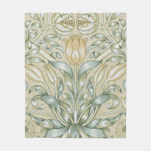 Couverture Polaire William Morris Lily et de la grenade classique (Devant)