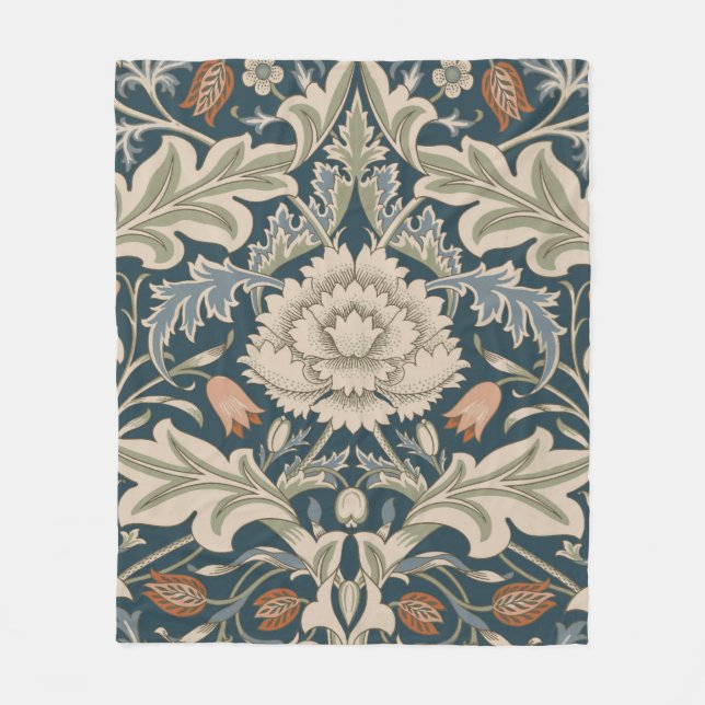 Couverture Polaire William Morris Severn Floral Garden Flower Classic (Devant)