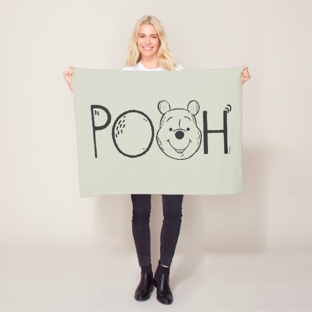 Couverture Polaire Winnie le nom de l'ourson (En situation)