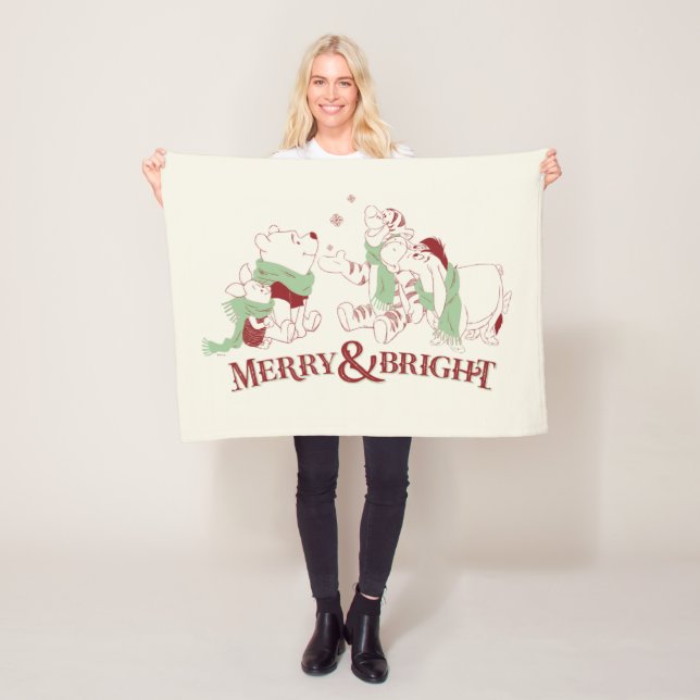 Couverture Polaire Winnie l'Ooh | Merry & Bright (En situation)