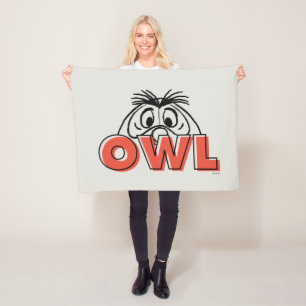 Couverture Polaire Winnie l'Ooh   Owl Peek-A-Boo